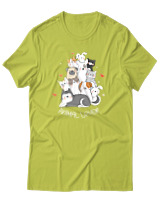 T-Shirt Αντρικό - Animal Lover - Color Thumbnail Λαχανί