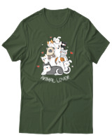T-Shirt Αντρικό - Animal Lover - Color Thumbnail Κυπαρισσί