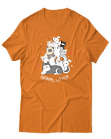 T-Shirt Αντρικό - Animal Lover - Color Thumbnail Πορτοκαλί