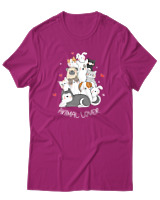 T-Shirt Αντρικό - Animal Lover - Color Thumbnail Φουξια