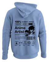 Φούτερ με κουκούλα - Anime Artist - Color Thumbnail Blue Carolina