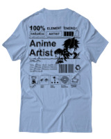 T-Shirt Αντρικό - Anime Artist - Color Thumbnail Γαλάζιο
