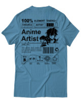 T-Shirt Αντρικό - Anime Artist - Color Thumbnail Τιρκουάζ