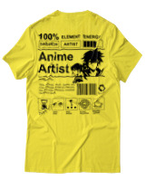 T-Shirt Αντρικό - Anime Artist - Color Thumbnail Κίτρινο