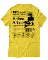 T-Shirt Αντρικό - Anime Artist - Color Thumbnail Χρυσό Κίτρινο