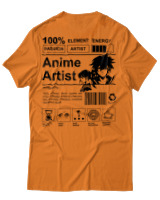 T-Shirt Αντρικό - Anime Artist - Color Thumbnail Πορτοκαλί