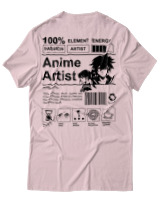 T-Shirt Αντρικό - Anime Artist - Color Thumbnail Απαλό Ροζ