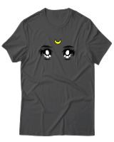 T-Shirt  Γυναικείο - Anime Girl Eyes - Color Thumbnail Ανθρακί