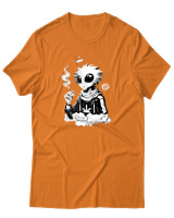 T-Shirt Αντρικό - Anime Stoner Alien - Color Thumbnail Πορτοκαλί