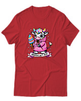T-Shirt Αντρικό - Anxious - Color Thumbnail Κόκκινο