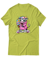 T-Shirt Αντρικό - Anxious - Color Thumbnail Λαχανί
