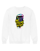 Φούτερ χωρίς κουκούλα Γυναικείο - Any Friday Night - Color Thumbnail 'Ασπρο