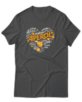 T-Shirt Unisex - Aperol - Color Thumbnail Ανθρακί