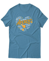 T-Shirt Unisex - Aperol - Color Thumbnail Τιρκουάζ