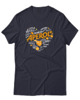 T-Shirt Unisex - Aperol - Color Thumbnail Σκούρο Μπλε