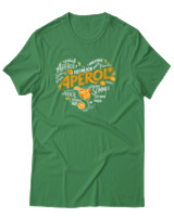 T-Shirt Unisex - Aperol - Color Thumbnail Πράσινο