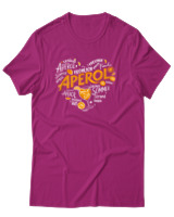 T-Shirt Unisex - Aperol - Color Thumbnail Φουξια