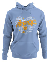 Φούτερ με κουκούλα - Aperol - Color Thumbnail Blue Carolina