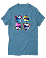T-Shirt Αντρικό - Apples - Color Thumbnail Τιρκουάζ