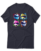 T-Shirt Αντρικό - Apples - Color Thumbnail Σκούρο Μπλε