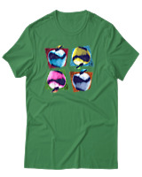 T-Shirt Αντρικό - Apples - Color Thumbnail Πράσινο