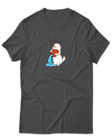 T-Shirt Αντρικό - Aquarius Cat - Color Thumbnail Ανθρακί