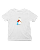 T-Shirt  Παιδικό - Aquarius Cat - Color Thumbnail 'Ασπρο