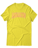 T-Shirt Αντρικό - Aquarius College Letters - Color Thumbnail Κίτρινο