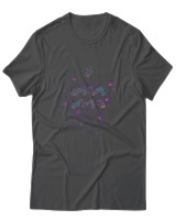 T-Shirt  Γυναικείο - Aquarius Colorfull - Color Thumbnail Ανθρακί