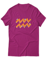 T-Shirt  Γυναικείο - Aquarius Flowers - Color Thumbnail Φούξια