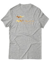 T-Shirt Αντρικό - Aquarius Gold - Color Thumbnail Γκρι Μελανζέ