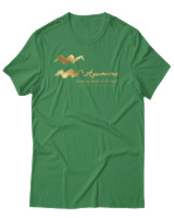 T-Shirt Αντρικό - Aquarius Gold - Color Thumbnail Πράσινο