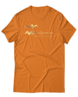 T-Shirt Αντρικό - Aquarius Gold - Color Thumbnail Πορτοκαλί