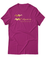 T-Shirt Αντρικό - Aquarius Gold - Color Thumbnail Φουξια