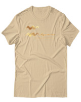 T-Shirt Αντρικό - Aquarius Gold - Color Thumbnail Μπεζ
