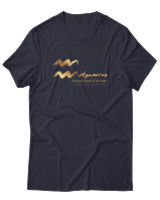 T-Shirt  Γυναικείο - Aquarius Gold - Color Thumbnail Σκούρο Μπλέ