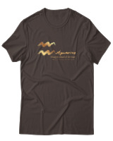 T-Shirt  Γυναικείο - Aquarius Gold - Color Thumbnail Καφέ