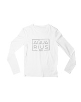 Μακρυμάνικο Μακό Παιδικό - Aquarius Square - Color Thumbnail 'Ασπρο