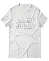 T-Shirt  Γυναικείο - Aquarius Square - Color Thumbnail Άσπρο