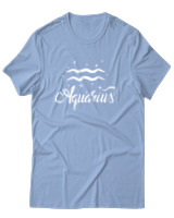 T-Shirt Αντρικό - Aquarius Stars - Color Thumbnail Γαλάζιο