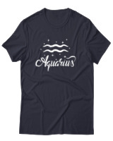 T-Shirt Αντρικό - Aquarius Stars - Color Thumbnail Σκούρο Μπλε
