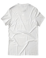 T-Shirt Αντρικό - Aquarius Tattoo - Color Thumbnail Άσπρο
