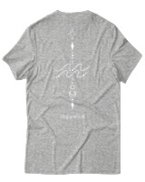 T-Shirt Αντρικό - Aquarius Tattoo - Color Thumbnail Γκρι Μελανζέ