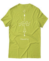 T-Shirt Αντρικό - Aquarius Tattoo - Color Thumbnail Λαχανί