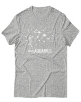 T-Shirt Αντρικό - Aquarius Universe - Color Thumbnail Γκρι Μελανζέ
