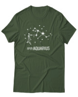 T-Shirt Αντρικό - Aquarius Universe - Color Thumbnail Κυπαρισσί