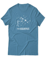 T-Shirt  Γυναικείο - Aquarius Universe - Color Thumbnail Τυρκουάζ
