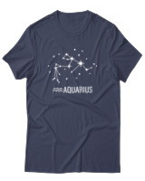 T-Shirt  Γυναικείο - Aquarius Universe - Color Thumbnail Μπλέ Γκρί