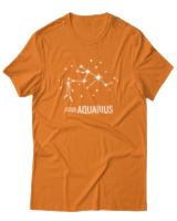 T-Shirt  Γυναικείο - Aquarius Universe - Color Thumbnail Πορτοκαλί
