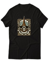 T-Shirt Αντρικό - Arcane Skull - Color Thumbnail Μαύρο